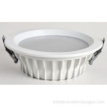 Warm White Cob Recessed LED Downlight 18W 1500Lm For Showca